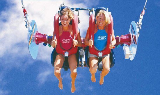 Sling Shot & Vomatron Amusement Rides Gold Coast